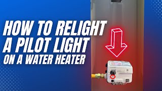 How to Light a Reliance Water Heater with a Honeywell Gas Control [upl. by Aicia2]