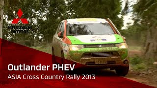 Mitsubishi Outlander PHEV  ASIA Cross Country Rally 2013 [upl. by Otanutrof]