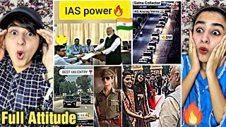 IAS  UPSC Officers Full Attitude Videos 😈🔥 Power of IAS  UPSC🇮🇳 Pakistani Reaction [upl. by Atineb741]