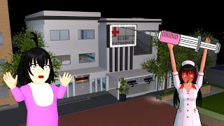 Yuta Dan Mio Bertemu Hantu Penjual Sayur Di Klinik  Sakura School Simulator [upl. by Alesig]