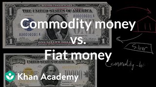 Commodity money vs Fiat money  Financial sector  AP Macroeconomics  Khan Academy [upl. by Occer]