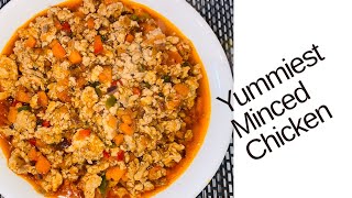 HOW TO MAKE MINCE CHICKEN  HOW TO COOK MINCE CHICKEN  SIMPLY JOECY [upl. by Eiramacissej]