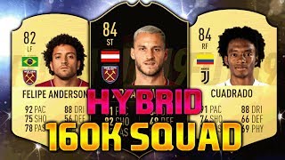 FIFA 19 150K160K SQUAD BUILDER feat ARNAUTOVIC IF CUADRADO FELIPE ANDERSON  FUT CHAMPIONS TEAM [upl. by Ayle]