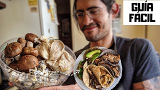 Guía Fácil Y Rápida Para Cocinar HongosChampiñón Huitlacoche Setas [upl. by Derwood]