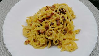 SPAGHETTI CARBONARA Szybki przepis na smaczny obiad [upl. by Ellinger]