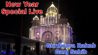 LIVE Gurdwara Rakab ganj Sahib ll 2023 New Year Di Khushi Vich [upl. by Audre]