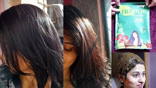 How to COLOR hair with Henna at home  Henna paste for coloring hair [upl. by Newob72]