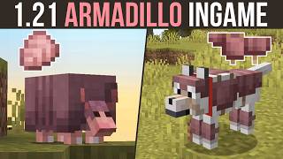 Minecraft 121  Armadillo amp Wolf Armor is Here [upl. by Eical]