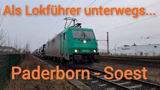 Als Lokführer unterwegs auf der LZB Strecke von Paderborn Hbf nach Soest [upl. by Kunkle]