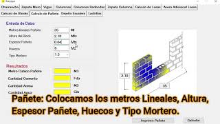 SonProject calculo de Pañete panete o empañete [upl. by Ellevel118]