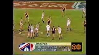 Best ever start by an AFL team Richmond v North 1995 6 goals to nothing by the 8 minute mark [upl. by Odab876]