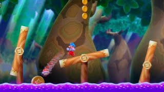 Soda Jungle6 Seesaw Bridge  All Star Coins New Super Mario Bros U Deluxe [upl. by Li]