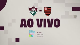 AO VIVO COM IMAGENS  FLUMINENSE X FLAMENGO  ESTADUAL FEMININO SUB20  FINAL  JOGO DE IDA [upl. by Lezirg]