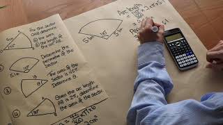 Lengths of Arcs and Areas of Sectors [upl. by Anaet]