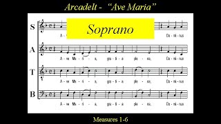 Ave Maria  Arcadelt  Soprano [upl. by Romito]