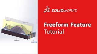 Freeform Feature  Tutorial  SOLIDWORKS [upl. by Loggins519]