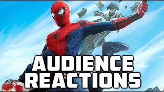 SpiderMan HomeComing SPOILERS Audience Reactions  July 7 2017 [upl. by Htebasile884]