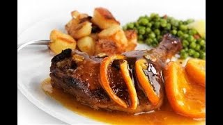 Recette  Cuisse de canard à lorange [upl. by Veats593]