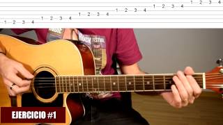 5 Ejercicios Excelentes Para Practicar A Diario En Guitarra Acústica 1 Digitación TCDG [upl. by Alrad]