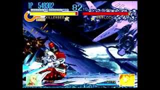 Cyberbots Fullmetal Madness Sega Saturn Arcade Mode as Arieta Killerbee [upl. by Loralie]