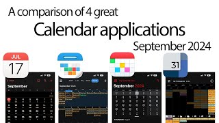 A comparison of 4 great calendar applications [upl. by Gertrud]