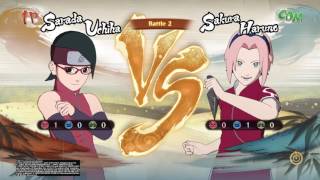 Naruto Ultimate Ninja Storm 4 Road to Boruto  New Sarada Uchiha DLC Complete Moveset 1080p [upl. by Akital448]