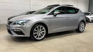 SEAT Leon 15 TSI FR 2019 Urban Silver [upl. by Deenya922]