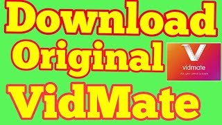 Latest VidMate HD Video Downloader Official App 2017 [upl. by Omland]