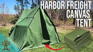 Make a Tent from Harbor Freight tarps [upl. by Eelsha]