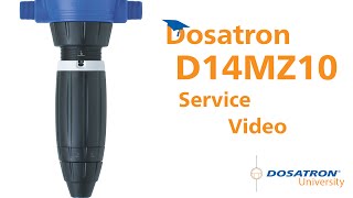 Dosatron D14MZ10 Service Video [upl. by Pattani]