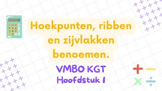 Benoemen van hoekpunten zijvlakken en ribben VMBO KGT Klas 1 [upl. by Sivla524]