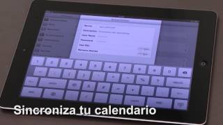 Sincroniza tu calendario en tu iPad [upl. by Onibas]