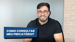 COMO CONSULTAR MEU PRECATÓRIO PELO CPF [upl. by Lizbeth]