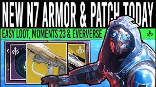 Destiny 2 NEW ARMOR REVEAL amp PATCH CHANGES Looting QUEST Vendor Update Cosmetics amp MoT 30 Jan [upl. by Wagstaff]