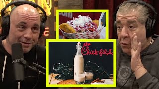 Joe Rogan LOL Joey Diaz On Different Hispanic Foods Coquito White Castle amp Chick fil A [upl. by Harriet]