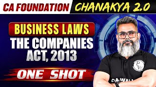 Business Laws The Companies Act 2013  CA Foundation Chanakya 20 Batch 🔥 [upl. by Josi313]