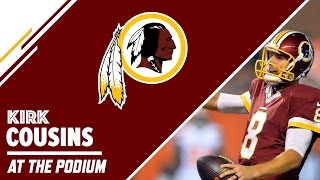 QB Kirk Cousins Press Conference 11415 [upl. by Demahum]