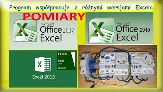 Pomiary elektryczne w oparciu o Excel [upl. by Jinny]