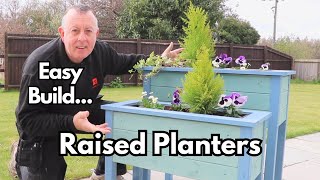 Easy Diy Raised Planter Boxes A Stepbystep Guide [upl. by Matt]