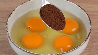 I mixed coffee with eggs and surprised everyone with this combination [upl. by Cort]