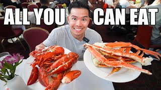 140 Whole LOBSTER amp KING CRAB Luxurious Buffet In LA [upl. by Eelah]