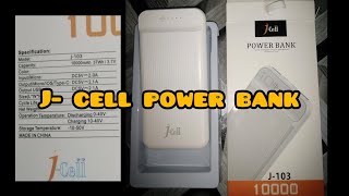 Jcell power bank  Affordable and quality power bank 10000 mAh MyGallerykp6fc  naba [upl. by Iramat]