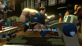 LEGO Marvel Super Heroes 100 Walkthrough Part 10  That Sinking Feeling MODOK Boss Fight [upl. by Amathist785]