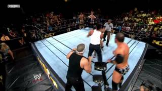 WWE NXT 04072012  Kidd amp Rollins amp Dallas vs McGillicutty amp Hunico amp Camacho [upl. by Wesla]