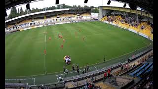 WORLD GOAL Julien Vercauteren during KSC Lokeren  Temse vs RAEC Mons [upl. by Esidnac558]