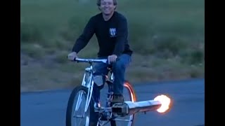 Home made jet bike doing 50MPH Robert Maddox [upl. by Jackqueline]