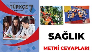 Sağlık Şiiri Metni 7 Sınıf Türkçe Ders Kitabı Sayfa 164 165 166 167 Cevapları [upl. by Zanlog]