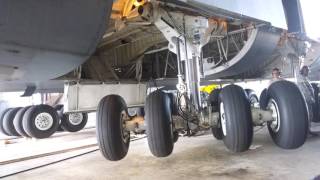 C5 Galaxy Landing Gear RetractionExtend [upl. by Philbrook377]