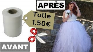 JE CRÉE UNE ROBE DE MARIÉE quotPETIT BUDGETquot amp des ACCESSOIRES [upl. by Llewol]