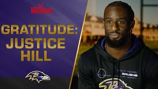 Gratitude Justice Hill  Baltimore Ravens [upl. by Eytteb]